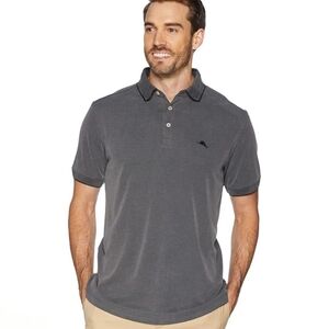 Tommy Bahama Charcoal Polo Shirt